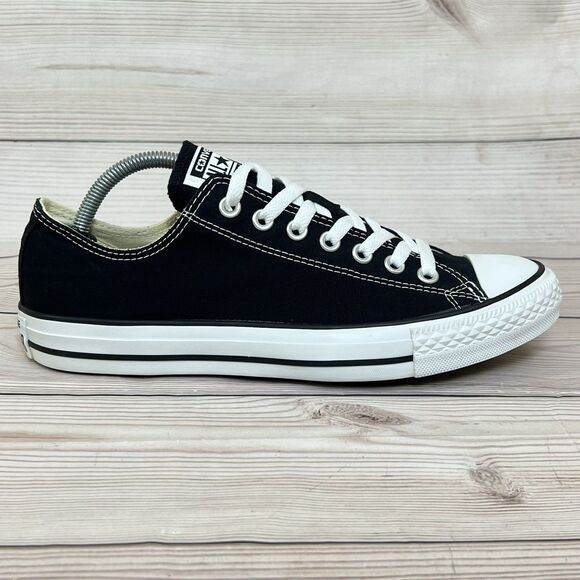 CONVERSE Chuck Taylor All Star Low Black Canvas Sneaker Shoe Men 9/Women 11 MINT - Picture 9 of 14